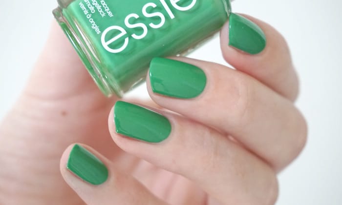 swatch of essie on the roadie from the spring 2017 collection