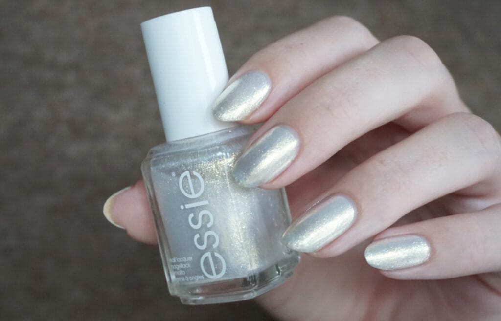 Swatches of Essie Twinkle in time from the Essie winter 2020 holiday collection